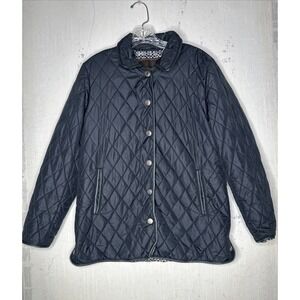 Coach Black Quilted Jacket | Tagged Size: S